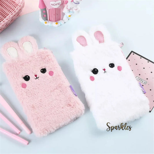 BUNNY PLUSH POUCH SPARKLES