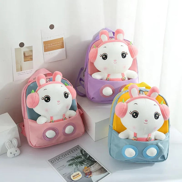 BUNNY PLUSH BACKPACK SPARKLES