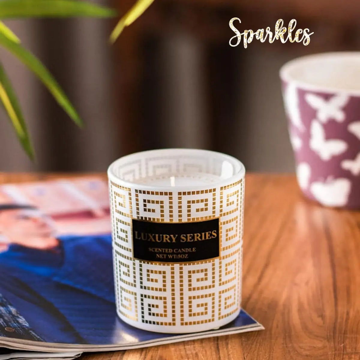 HOME FRAGRANCE LUXURY SERIES SCENTED CANDLE SPARKLES