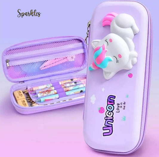 3D SQUISHY PENCIL CASE SPARKLES