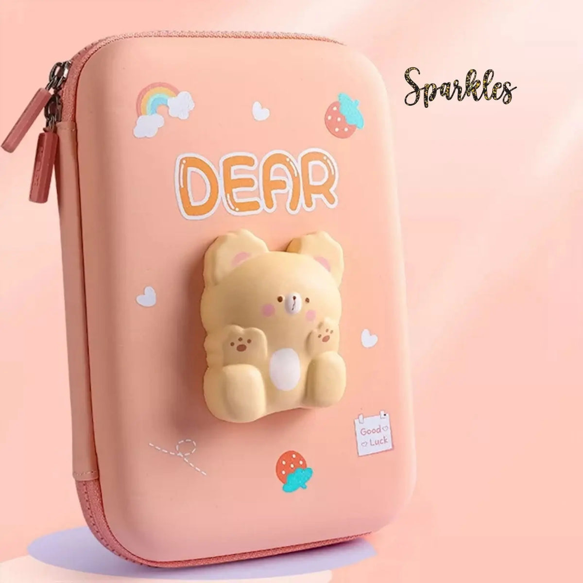 KAWAII SQUISHY PENCIL CASE SPARKLES