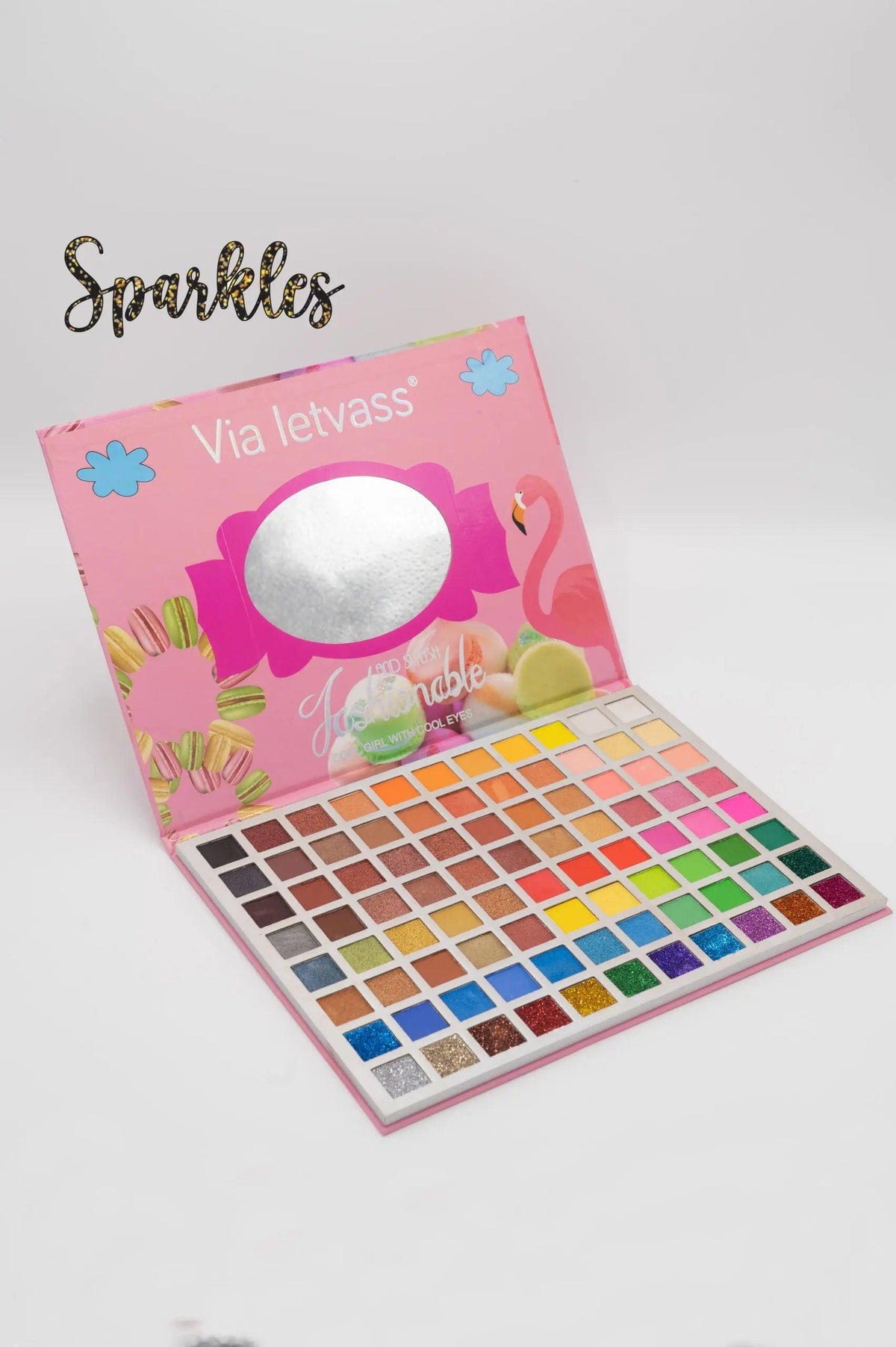 MAGICAL FLAMINGO MAKEUP PALLETE SPARKLES