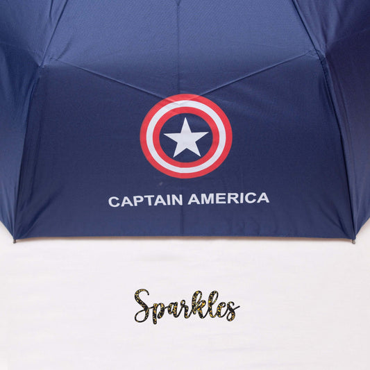 AESTHETIC CAPT. AMERICA UMBRELLA SPARKLES