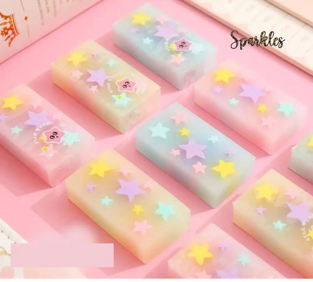 STAR WORLD ERASER SPARKLES