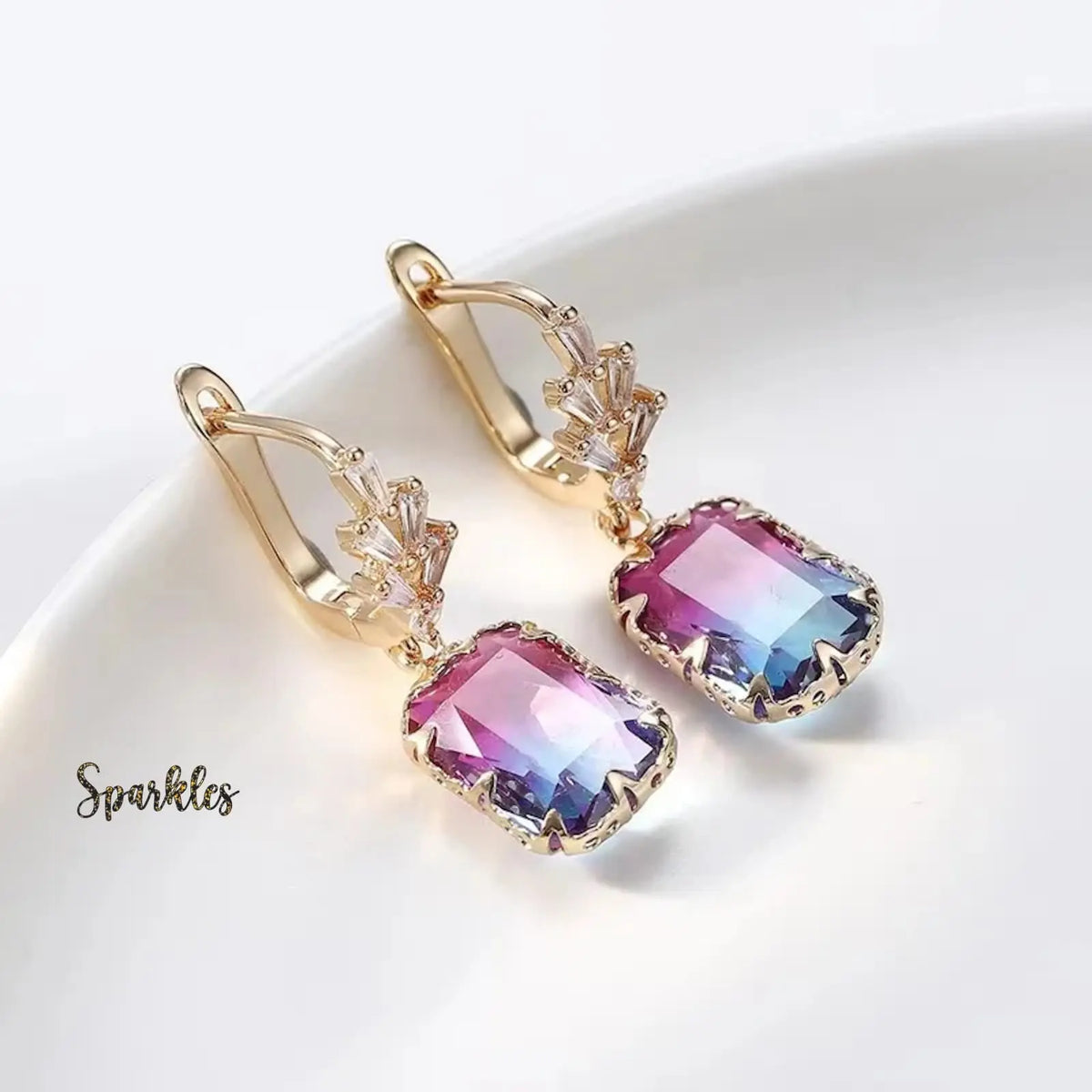 STONE DROP EARRINGS SPARKLES