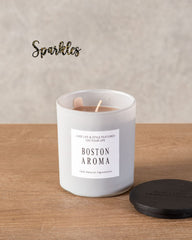 HOME FRAGRANCE BOSTON AROMA SCENTED CANDLE Sparklesnow