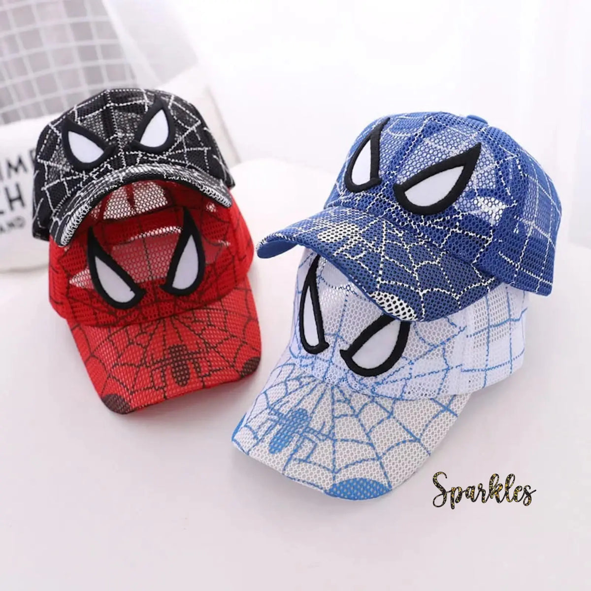 SPIDER MAN CAP SPARKLES