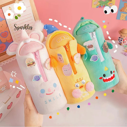 NBX CUTE PLUSH PENCIL CASE Sparklesnow